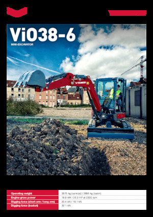 Miniescavatori Yanmar ViO38-6 