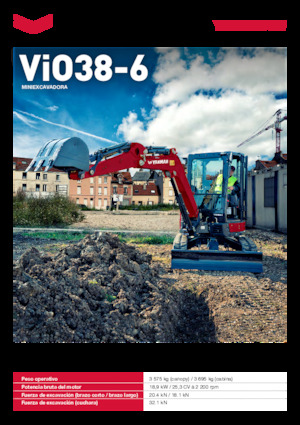 Miniescavatori Yanmar ViO38-6 