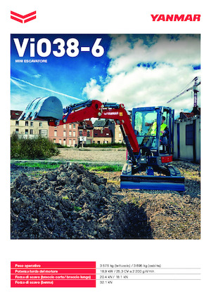 Miniescavatori Yanmar ViO38-6 