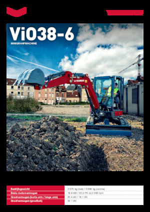 Miniescavatori Yanmar ViO38-6 