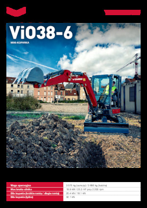 Miniescavatori Yanmar ViO38-6 