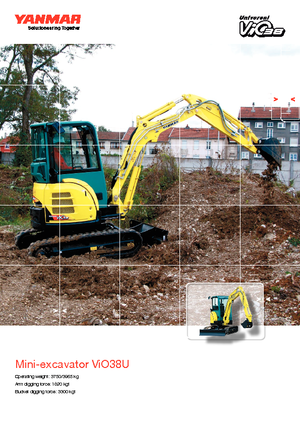 Miniescavatori Yanmar VIO 38 U
