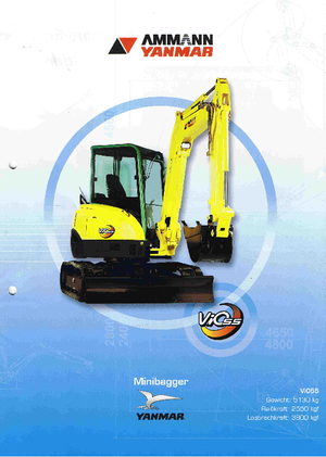 Miniescavatori Yanmar VIO 55