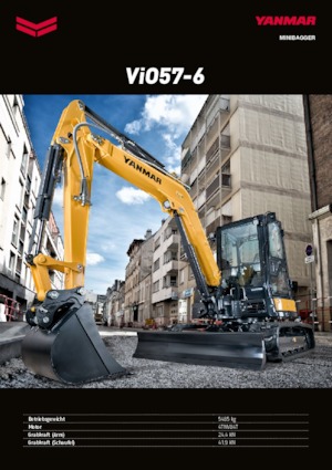 Miniescavatori Yanmar VIO 57-6 BCR