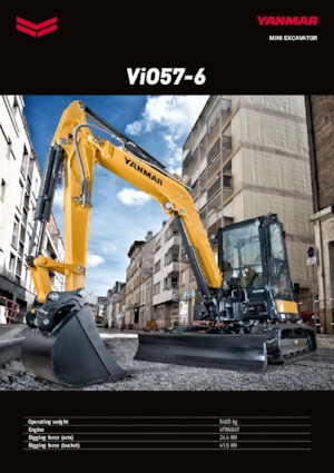 Miniescavatori Yanmar VIO 57-6 BCR