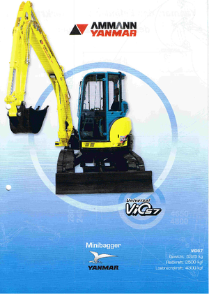 Miniescavatori Yanmar VIO 57 U