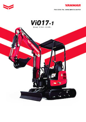 Miniescavatori Yanmar ViO17-1