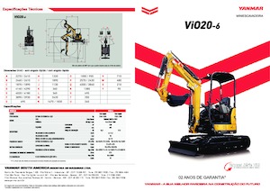 Miniescavatori Yanmar ViO20-6