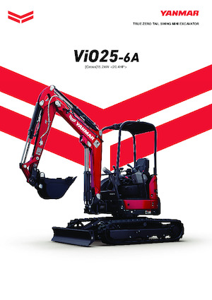 Miniescavatori Yanmar ViO25-6A
