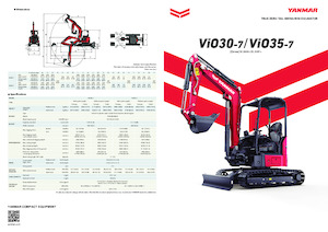 Miniescavatori Yanmar Vio30-7 