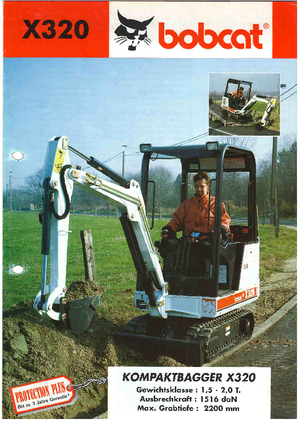 Miniescavatori Bobcat X 320