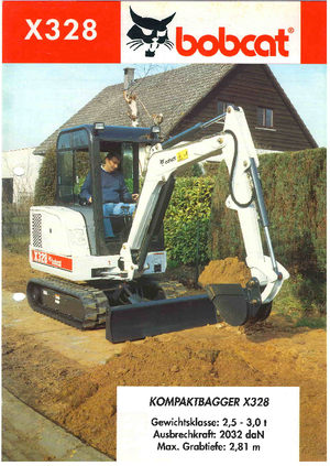 Miniescavatori Bobcat X 328