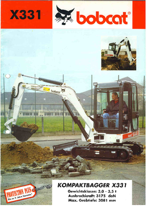 Miniescavatori Bobcat X 331
