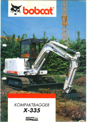 Miniescavatori Bobcat X 335