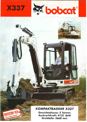 Miniescavatori Bobcat X 337