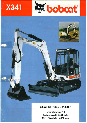 Miniescavatori Bobcat X 341