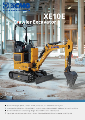 Miniescavatori XCMG XE10E