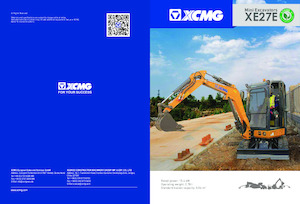 Miniescavatori XCMG XE27E Cabin