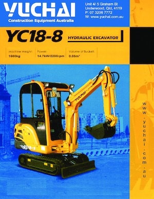 Miniescavatori Yuchai YC18-8