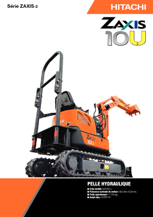 Miniescavatori Hitachi ZX10U-2