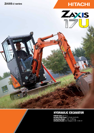 Miniescavatori Hitachi ZX 17 U-2