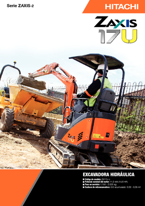Miniescavatori Hitachi ZX 17 U-2