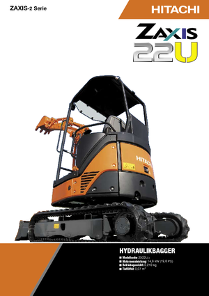 Miniescavatori Hitachi ZX 22 U-2