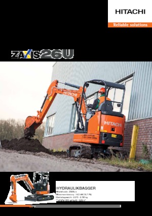 Miniescavatori Hitachi ZX26U-5