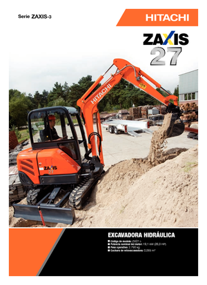Miniescavatori Hitachi ZX 27-3