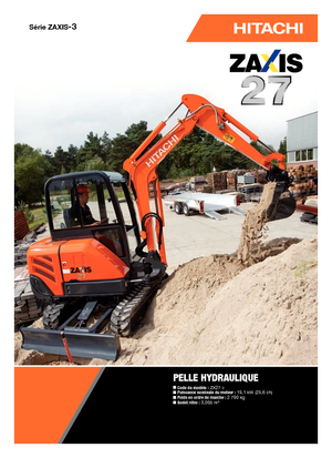Miniescavatori Hitachi ZX 27-3