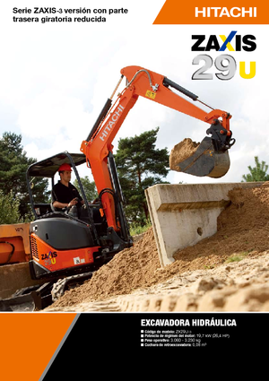 Miniescavatori Hitachi ZX 29 U 3