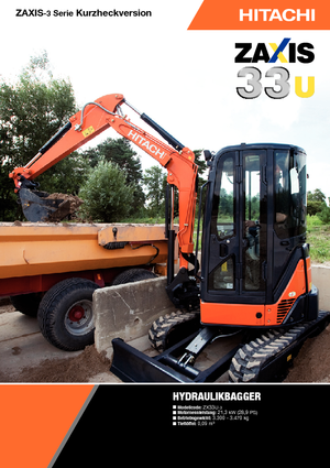 Miniescavatori Hitachi ZX 33 U 3