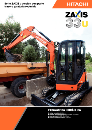 Miniescavatori Hitachi ZX 33 U 3