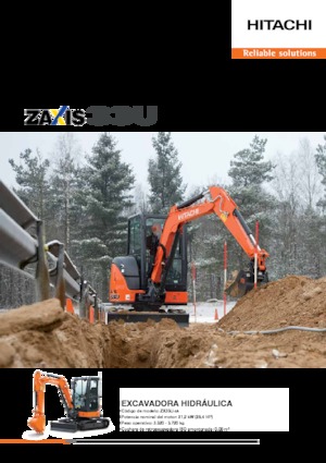 Miniescavatori Hitachi ZX33U-5A