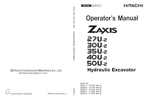 Miniescavatori Hitachi ZX 40 U-2