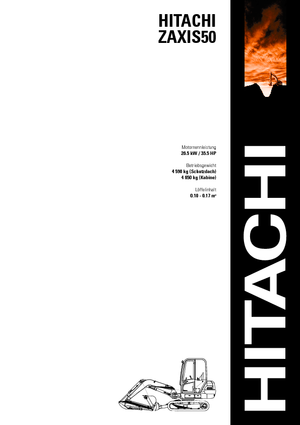 Miniescavatori Hitachi ZX 50