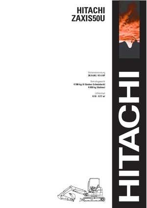 Miniescavatori Hitachi ZX 50 U
