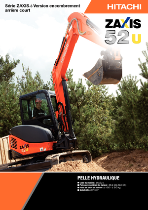 Miniescavatori Hitachi ZX 52 U 3