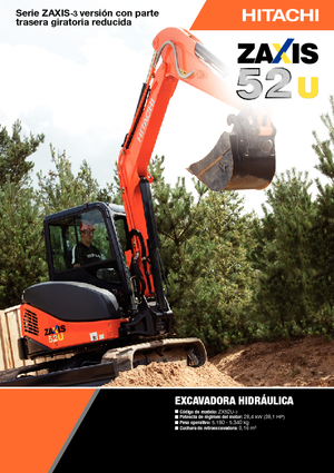 Miniescavatori Hitachi ZX 52 U 3