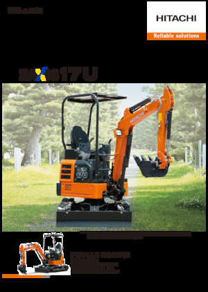 Miniescavatori Hitachi ZX17U-5A