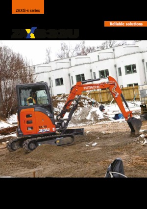 Miniescavatori Hitachi ZX33U-6