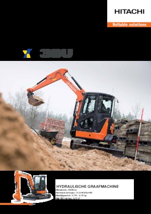 Miniescavatori Hitachi ZX38U-5A