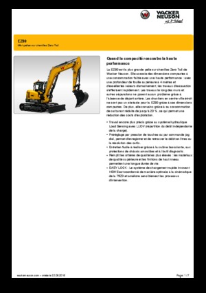 Escavatori cingolati Wacker Neuson EZ80