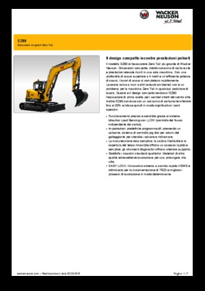 Escavatori cingolati Wacker Neuson EZ80