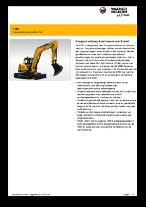 Escavatori cingolati Wacker Neuson EZ80