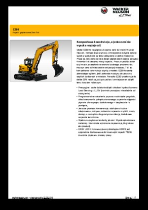 Escavatori cingolati Wacker Neuson EZ80