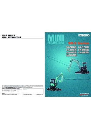 Miniescavatori Kobelco SK 35 SR 5
