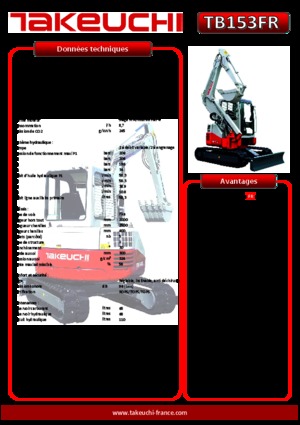 Miniescavatori Takeuchi TB 153 FR