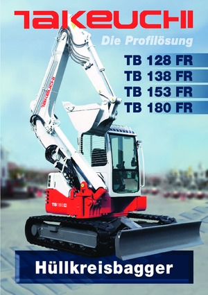 Miniescavatori Takeuchi TB 138 FR