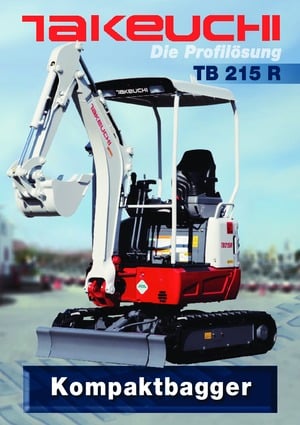 Miniescavatori Takeuchi TB 215 R